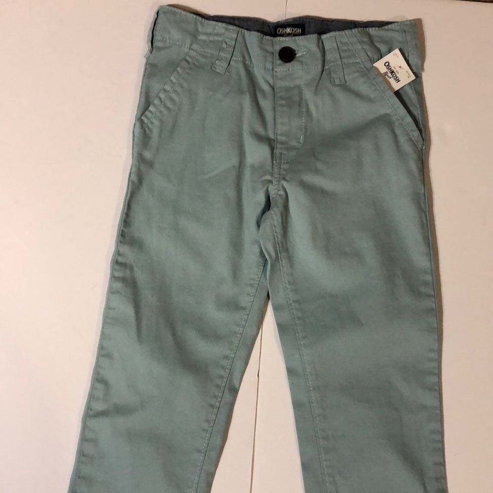 OshKosh Boy’s Aqua Pants Slacks NWT Size 6
